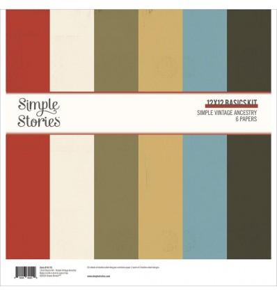 Scrapbooking Papier Holly Jolly, 12" x 12" - Simple Stories