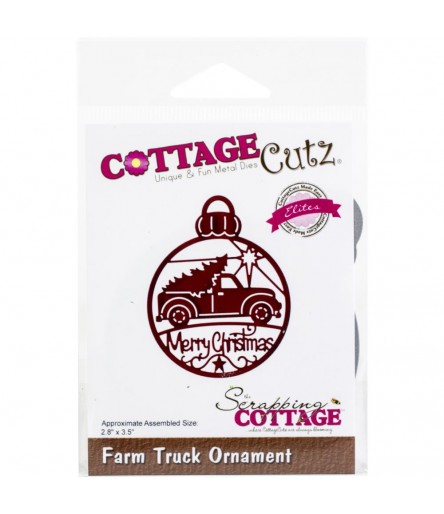 Stanzschablone Farm Truck Ornament - Cottage Cutz
