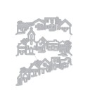 Stanzschablone Tri-fold Edge Village - Hero Arts