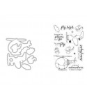 Fly High Stempel + Stanzschablone