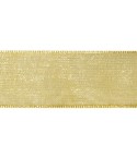 Organzaband beige, 7mm breit - Rayher