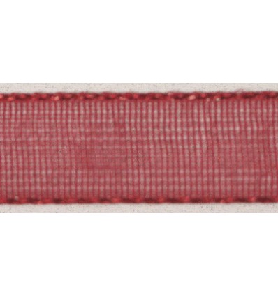 Organzaband rot, 7mm breit - Rayher