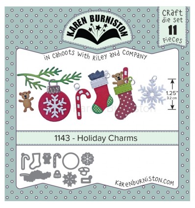 Stanzschablonen Holidy Charms - Karen Burniston
