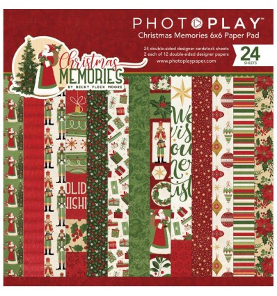 Scrapbooking Papier Christmas Memories, 6 " - Photo Play