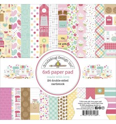 Scrapbooking Papier Made with Love, 6 &quot; - Doodlebug Design