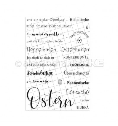Clear Stamps Viele Ostergrüsse - Alexandra Renke