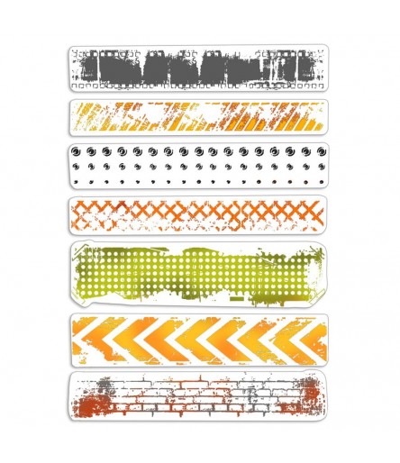 Clear Stamps Urban Borders - Ciao Bella