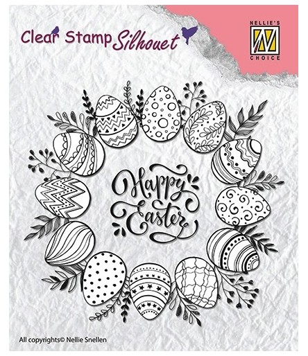Clear Stamp Happy Easter - Nellie's Choice