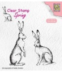 Clear Stamps Two hares (2 Hasen) - Nellie's Choice