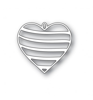 Stanzschablone Banded Heart Locket - Memory Box