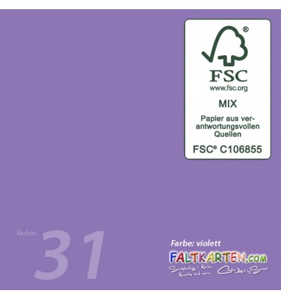 Scrapbooking Papier in violett, 12 Stk. - FK