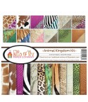 Scrapbooking Papier Animal Kingdom, 12" - Ella & Viv
