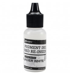 Pigment Ink Pad Glacier White - RangerNachfüllfarbe für Pigment Ink Pad Glacier White - Ranger