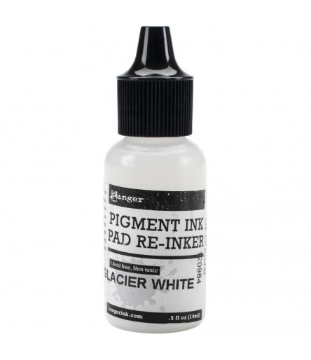 Nachfüllfarbe für Pigment Ink Pad Glacier White - Ranger