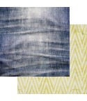 Scrapbooking Papier Shades of Denim, 6"- Asuka Studio