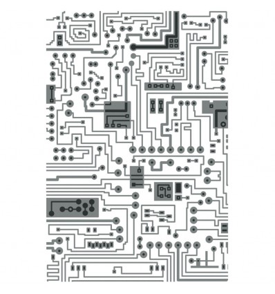 Prägeschablone Circuit - Tim Holtz