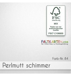Scrapbooking Papier in Perlmutt schimmer, 1 Stk. 30.5 x 30.5 cm