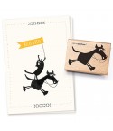 Stempel Hugobald, das Pferd - cats on appletrees