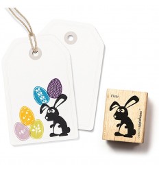 Stempel Hase Fiete - cats on appeltrees