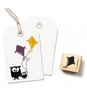 Stempel fliegender Drachen - cats on appletrees