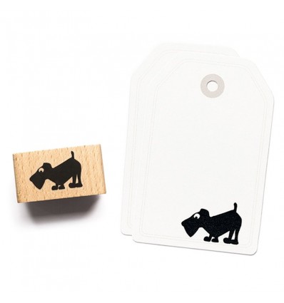 Stempel Hund Karl - cats on appletrees