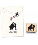 Stempel Gorilla Torge - cats on appletrees