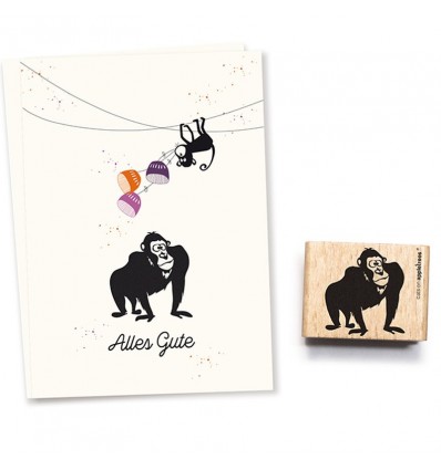 Stempel Gorilla Torge - cats on appletrees