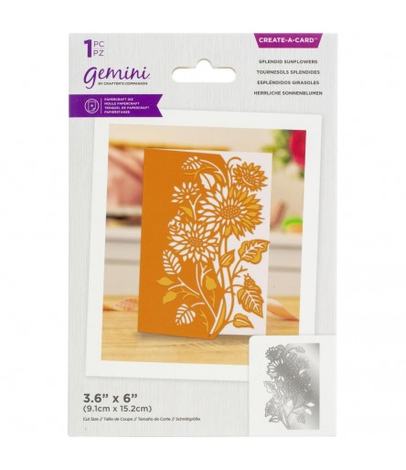 Stanzschablone Splendid Sunflowers - Crafters Companion