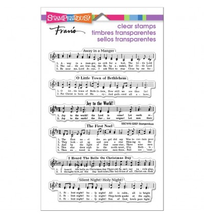 Clearstamps Caroling Music - Stampendous