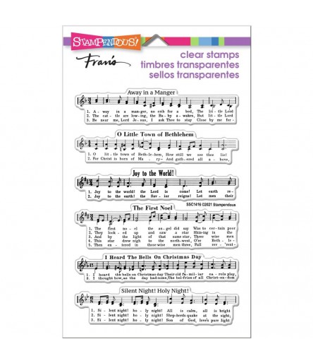 Clearstamps Caroling Music - Stampendous