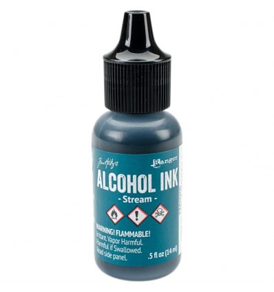 Alcohol Ink Stream - Tim Holtz