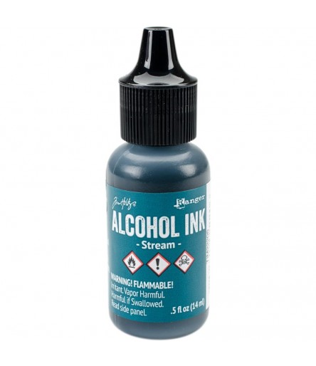 Alcohol Ink Stream - Tim Holtz