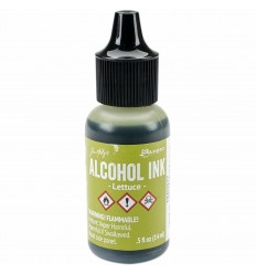 Alcohol Ink Lettuce - Tim Holtz