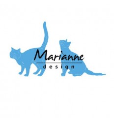 Stanzschablonen Katzen - Marianne Design
