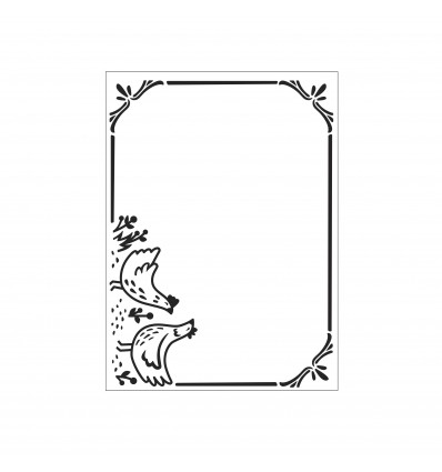 Prägeschablone Hühner - Darice