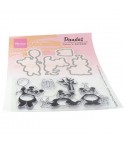 Stanzschablonen und Stempel Set Pandas - Marianne Design