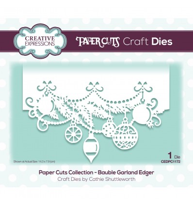Stanzschablone Bauble Garland Edger - Creative Expressions