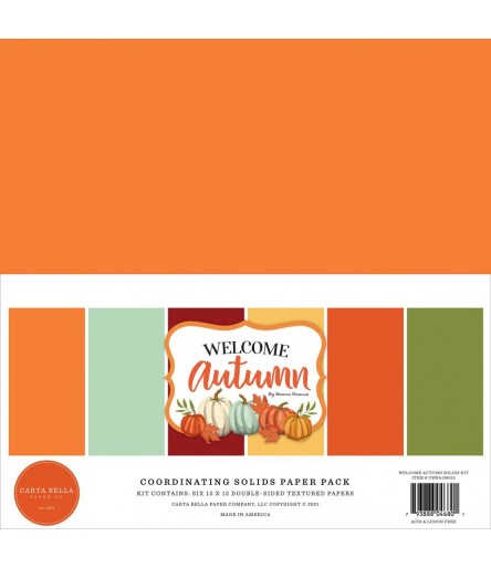Scrapbooking Papier Welcome Autumn, 12" - Carta Bella