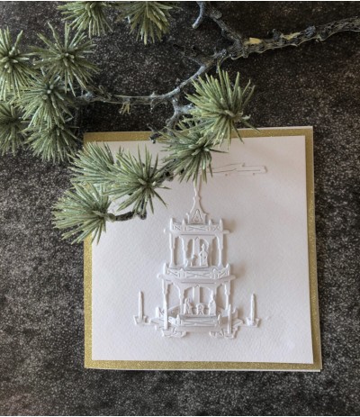 Stanzschablonen Weihnachtspyramide - Charlie und Paulchen