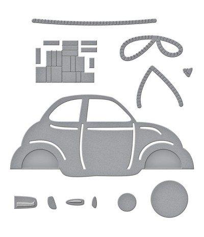 Stanzschablone Special Delivery (Fiat) - Spellbinders