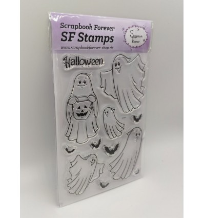 Clear Stamps Halloween 1 Geister und Fledermäuse - Scrapbook Forever