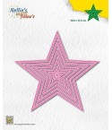 Stanzschablone 5-Point Stars (mit Nährand) - Nellie's Choice