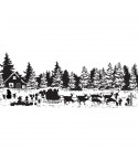 Cling Stempel Santa Claus Village - Creative Expressions