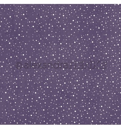 Scrapbooking Papier Schneegestöber Schiefergrau - Alexandra Renke