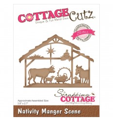 Stanzschablone Nativity Manger Scene - Cottage Cutz