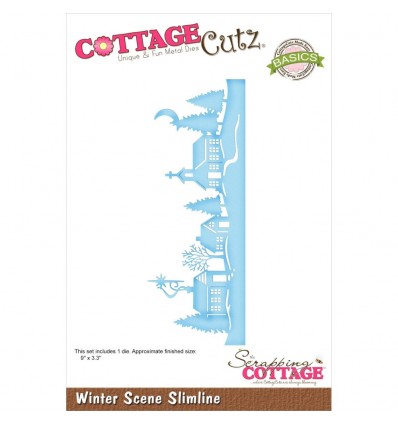 Stanzschablone Scene Slimline - Cottage Cutz