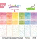 Scrapbooking Papier Watercolor Wisches Rainbow, 12" - lawn fawn