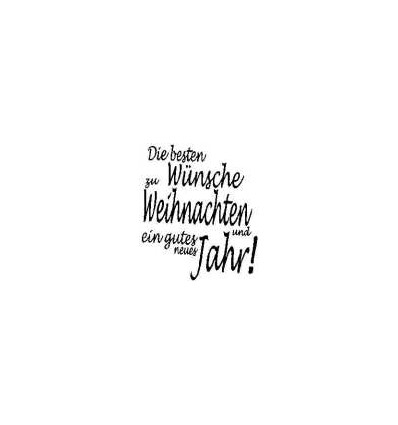 Die besten Wünsche Stempel