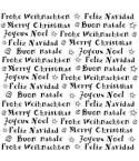 Hintergrundstempel Frohe Weihnachten