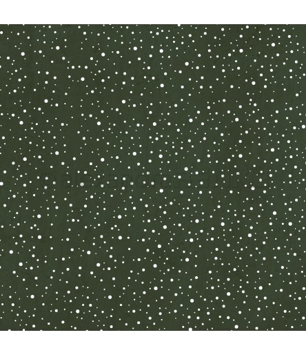 Scrapbooking Papier Schneegestöber Tannengrün - Alexandra Renke